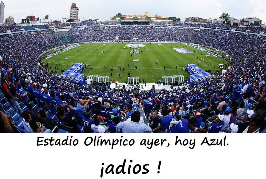 “Estadio Olímpico de la Ciudad de los Deportes” ... México.